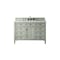 James Martin Vanities Brittany 48in Single Vanity, Sage Green w/ 3 CM White Zeus Quartz Top 650-V48-SGR-3WZ - alternate 1